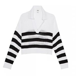 VS/PINK Knit Polo Sweater